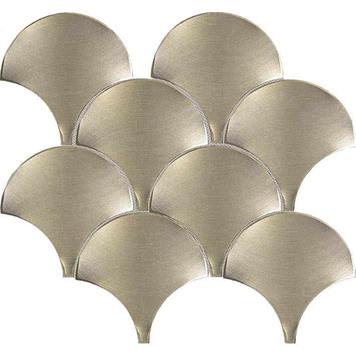 GRAVITY ALUMINIUM SHELL GOLD 24.4x26.4x0.3 L'ANTIC COLONIAL
