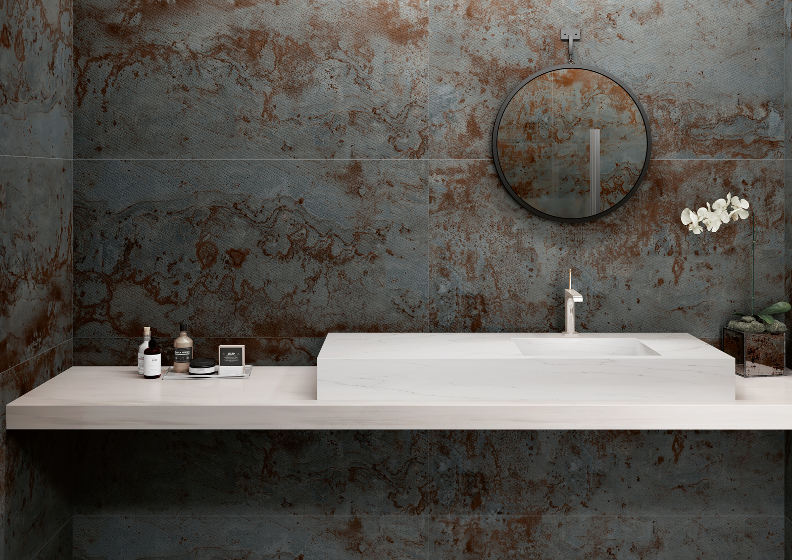 ZINC BLACK SKIN 60x120 APAVISA