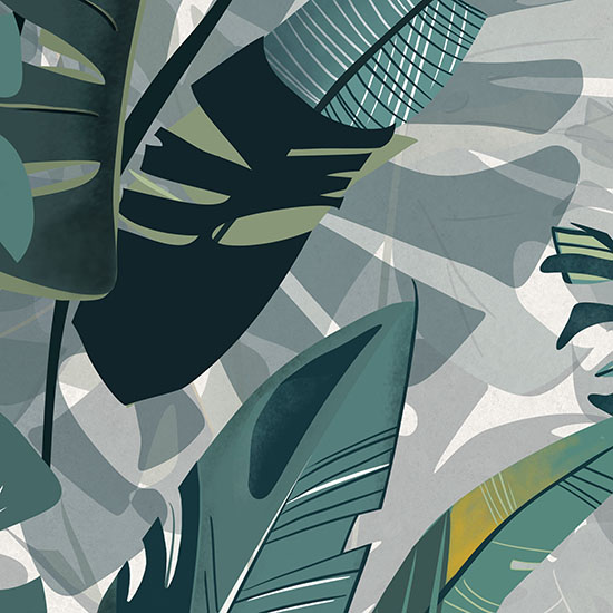 WONDERWALL BOTANY 100x300 COTTO D'ESTE