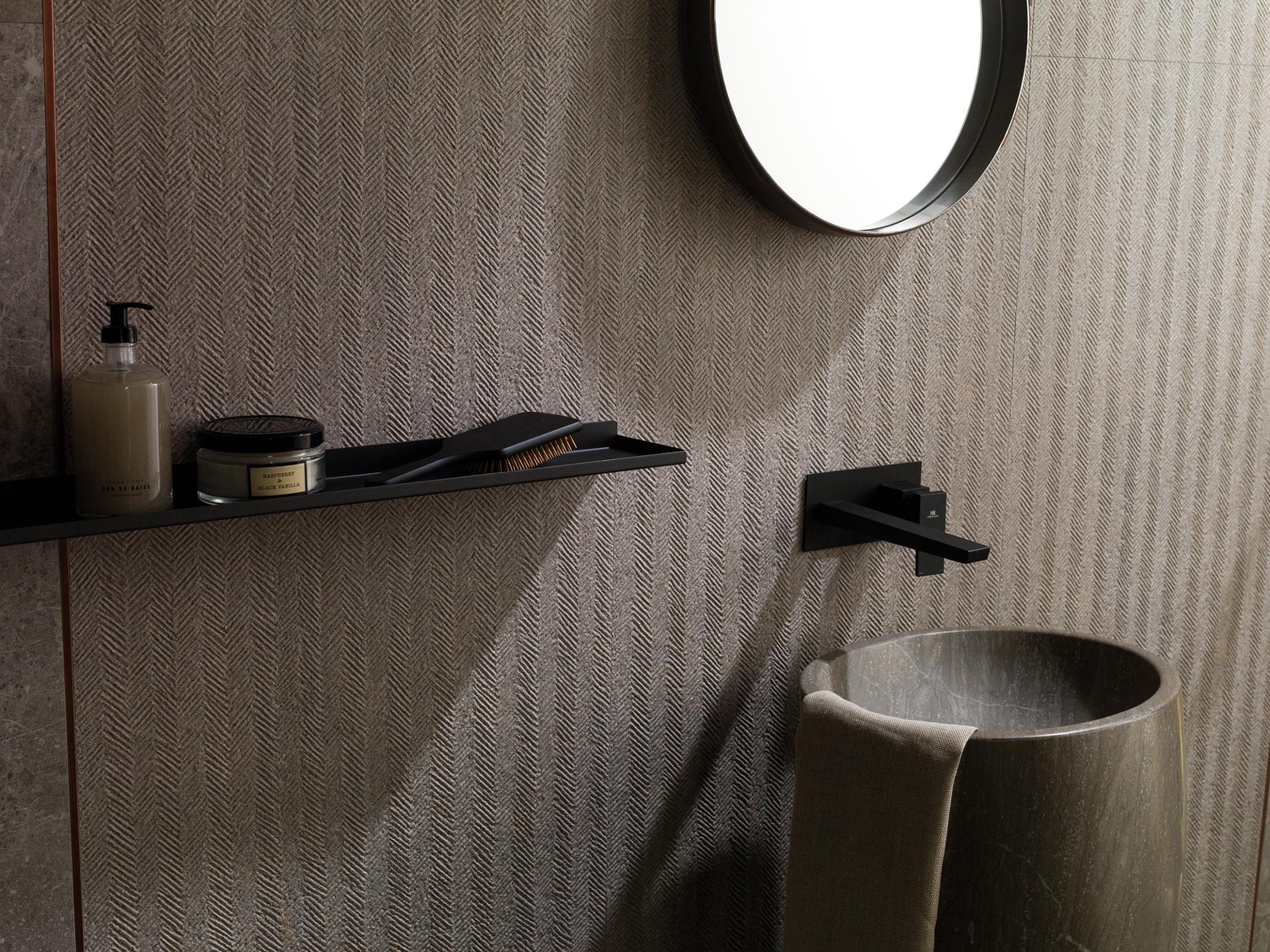 SPIGA NOIR TOPO 45x120 PORCELANOSA